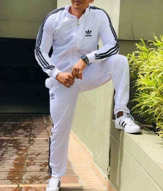 Conjunto Sudadera Adidas 3 Franjas – Chaqueta y Pantalón Deportivo en Colombia ENVIO gratis