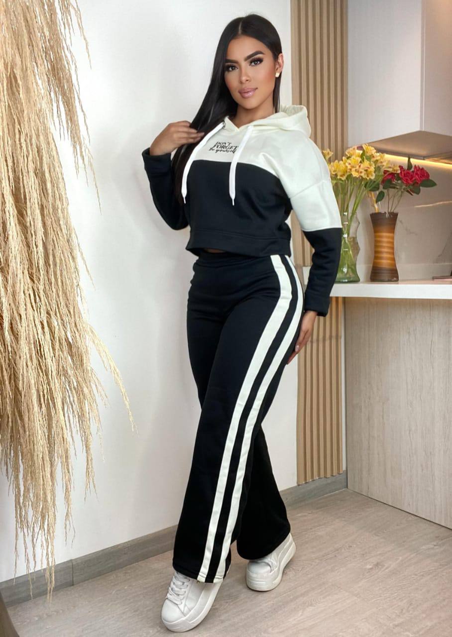Conjunto Sudadera Mujer Oversize – Ideal para Invierno, Suave y Cómodo